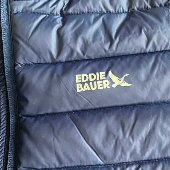 Eddie Bauer Navy Blue Youth Down Jacket - NWT - Picture 7 of 8